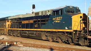 Railfanning Cordele GA January 21st 2024 Feat CSXT 1827 Part 1 [upl. by Eneres]