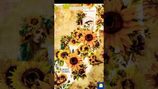 🌻ASMR ScrapbookingCreative Journal with Sunflower Stickers AlwaysShines✨ scrapbookingjounaling [upl. by Tilagram413]