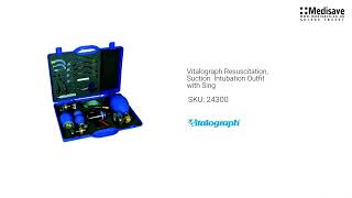 Vitalograph Resuscitation Suction Intubation Outfit with Sing 24300 [upl. by Olivero]