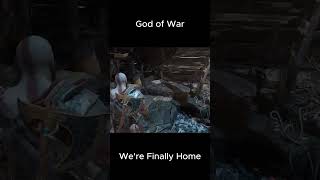 Were Finally Home God Of War 2018 reaction shorts gaming game gamer kratos godofwar [upl. by Gschu140]