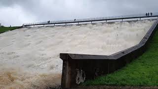 Toddbrook Reservoir Whaley Bridge over flowing 31 July 2019 photo and video sales links below [upl. by Kurtzig]