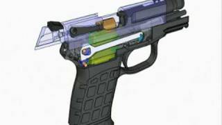 Animation of Kel Tec PF 9 Pistol Function [upl. by Wolcott]