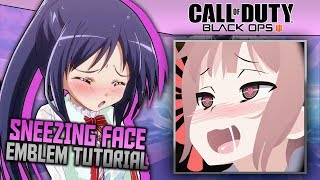 Black Ops 4 Sneezing Face  Anime Emblem Tutorial [upl. by Eerrahs687]