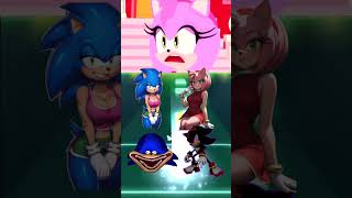 Shin Sonic Tapes vs Hot Amy Rose vs Hot Sonica Female vs Evil Shadow [upl. by Lethia]