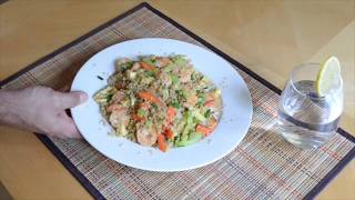 ARROZ FRITO con QUINOA Y CAMARONES  Receta Saludable [upl. by Lord]