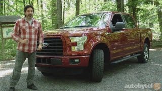 New 2015 Ford F150 XLT SuperCrew 4x4 Test Drive Video Review [upl. by Bill]