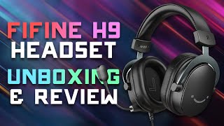 FiFine H9 Gaming Headset Review amp Unboxing  Comfort Compatibility amp Sound Quality Tested [upl. by Coombs]