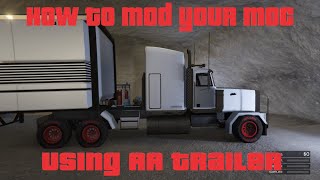 HOW TO MERGE AA TRAILER MODS TO YOUR MOC GTA 5 Online XBOX ONE amp PS4 150 [upl. by Sera]