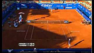 Nico Almagros backhand in Acapulco 2011 [upl. by Newol]