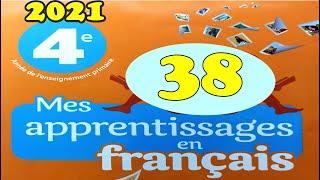 mes apprentissages en français page 38 4AEP [upl. by Evers41]