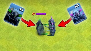 Max Level Troops vs Level 1 Troops  Clash of Clans [upl. by Pawsner819]