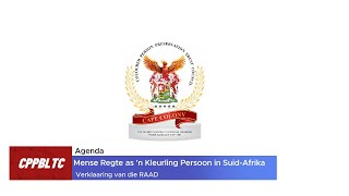 Mense Regte vir die Kleurling [upl. by Anale]