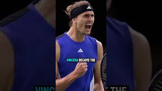 ZVEREV WINS MAIDEN PARIS MASTERS tennis parismasters shortsviral ytshorts [upl. by Eigna]