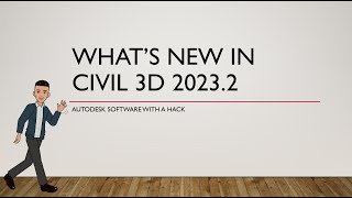 Whats New Civil 3D 20232 [upl. by Nwad]