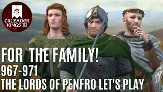 Lets Play Crusader Kings 3 – The Lords of Penfro – For the Family [upl. by Adnylam]