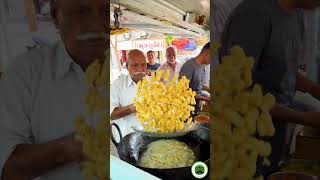 Jamnagar Famous Puri Sak Breakfast  Veggie Paaji streetfood foodshorts [upl. by Aihsinat]