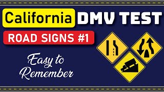 Road Signs Practice Test 1  California DMV Written Test 2024 [upl. by Roxana]