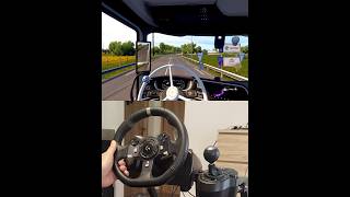 ETS2 DAF XF 2025 open pipe in Poissy France Logitech Steering Wheel Manual Shifter truck ets2 daf [upl. by Oivat]