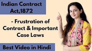 Frustration of Contract Indian Contract Act 1872 Part01 UGC NET ampJRF December 2024 [upl. by Wilton503]