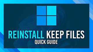 Refresh Windows Files  Fix Issues amp More  Windows 1011 Reinstall Keep Files amp Apps [upl. by Dualc]