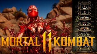 MK11 KYTINN SKARLET KLASSIC TOWER GAMEPLAY ENDING [upl. by Kciredor]