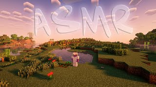 ASMR Minecraft  creating a nature 8 [upl. by Hoxsie]