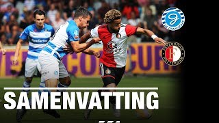 Samenvatting  De Graafschap  Feyenoord 20182019 [upl. by Lilaj127]