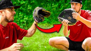 Rawlings VS Wilson Catchers Mitts 1 Ranked Box BreakIn [upl. by Yhotmit]