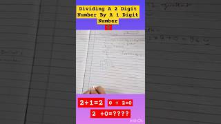 Dividing A 2 Digit Number By A 1 Digit Number study math division [upl. by Ritch308]