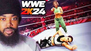 i setup Shayna Baszler  WWE 2K24 [upl. by Morry]