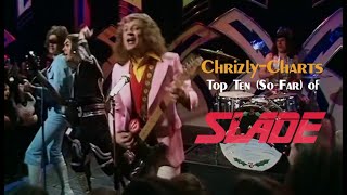 TOP TEN The Best Songs Of Slade RETRO [upl. by Neersin]