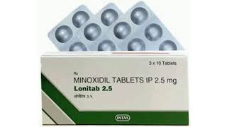 Lonitab 25 Tablets MINOXIDIL TABLETS IP 25 mg [upl. by Aric]