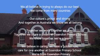 Essendon Primary School  Together were a team  School Song [upl. by Nomae]