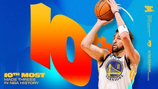 10 Minutes of Klay Thompson THREES ☔️ [upl. by Baseler]