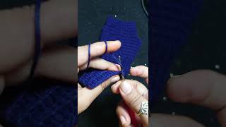 crochet hand glovesdoublecrochetstitch craft 2024shorts knitting [upl. by Eidlog863]