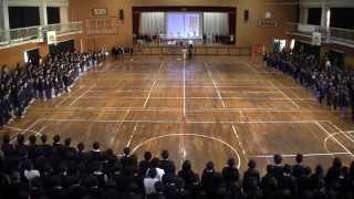 『天主閣』20141224松山市立生石小学校 [upl. by Krever480]