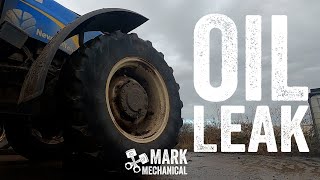 I Fixed an Oil Leak on this New Holland Farm Tractor [upl. by Alilak592]