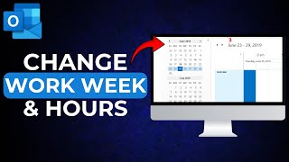 How To Change Work Week And Working Hours Of Calendar in Outlook Office 365 [upl. by Sacksen]