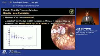 3 Longterm outcomes of antiVEGF therapy for myopic choroidal neovascularization [upl. by Anauqcaj]