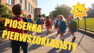 PIOSENKA PIERWSZOKLASISTY  PIERWSZA KLASA  Piosenka dla dzieci [upl. by Buiron971]