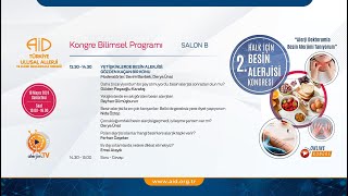 2 Halk için Besin Alerjisi Kongresi  Salon B [upl. by Juliane]