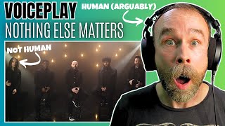 NOT HUMAN VoicePlay ft JNone  Nothing Else Matters  Metallica acapella  UK REACTION [upl. by Deuno]