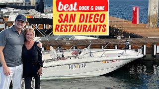 BEST San Diego Restaurants to DOCK amp DINE [upl. by Otreblanauj]