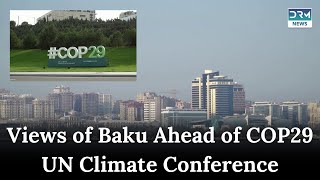 CITYSHOTS Views of Azerbaijans capital Baku ahead of COP29 UN climate conference  AL1G [upl. by Malcah]