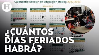 ¡Vacaciones y puentes en ciclo escolar 20232024 Conoce el calendario oficial de la SEP [upl. by Oilegor]