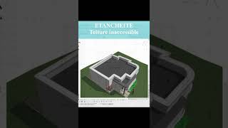 Etanchéité Toiture sur ArchiCAD archicad [upl. by Quitt8]