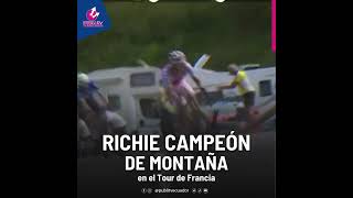 🗼🚵🇫🇷 RichardCarapaz Campeón de Montaña en el TourDeFrance [upl. by Egon623]