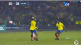 Gol de Ever Valencia  Ecuador 3 x 3 Colombia  Sudamericano Sub 20 [upl. by Norbie]