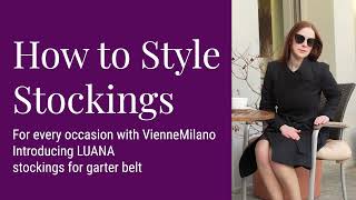 How To Wear Stockings With Garter Belt For Every Day Use [upl. by Rivers]