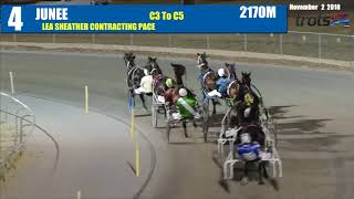 JUNEE  02112018  Race 4  LEA SHEATHER CONTRACTING PACE [upl. by Laural]